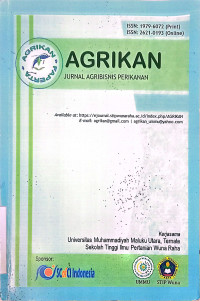 Image of Agrikan : jurnal agribisnis perikanan